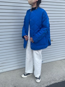 「ct70」｜「アイテム（サロペット/オーバーオール）」を使った、munmun☺︎さん（レディース・160cm）の冬コーディネート