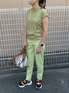 munmun☺︎さん（レディース・160cm）の夏コーディネート