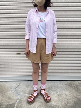 munmun☺︎さん（レディース・160cm）の夏コーディネート