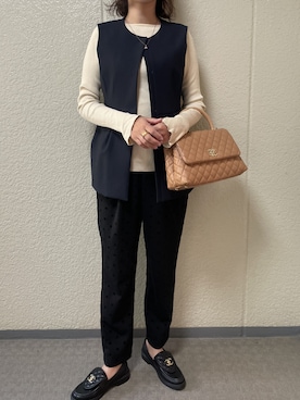 「PICCIN（ピッチン）のアイテム」を使った、munmun☺︎さん（レディース・160cm）の秋コーディネート