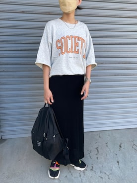 munmun☺︎さん（レディース・160cm）の夏コーディネート