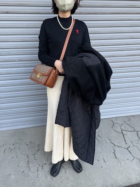 munmun☺︎さん（レディース・160cm）の冬コーディネート