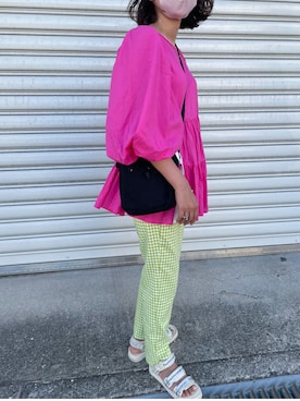 munmun☺︎さん（レディース・160cm）の夏コーディネート