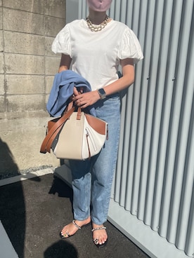 munmun☺︎さん（レディース・160cm）の夏コーディネート