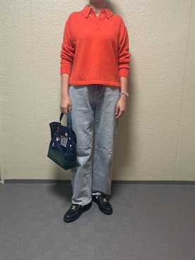 「Familiar （ファミリア）のアイテム（バッグ）」を使った、munmun☺︎さん（レディース・160cm）の秋コーディネート