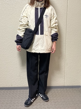 「ADAM ET ROPE'（アダムエロペ）のアイテム（その他アウター）」を使った、munmun☺︎さん（レディース・160cm）の冬コーディネート