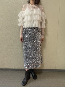 「HARE（ハレ）のアイテム」を使った、munmun☺︎さん（骨格ウェーブ・レディース・160cm）の冬コーディネート