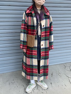 munmun☺︎さん（レディース・160cm）の冬コーディネート