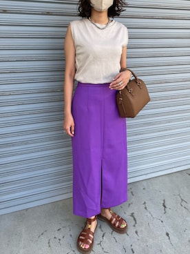 munmun☺︎さん（レディース・160cm）の夏コーディネート