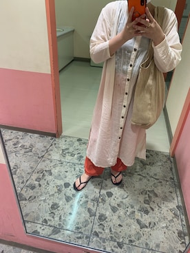 「SELECT.（セレクト）のアイテム」を使った、b.chanさん（レディース・155cm）の夏コーディネート