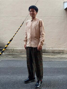 ソックス 靴下を使った ドクターマーチン のメンズ人気ファッションコーディネート Wear