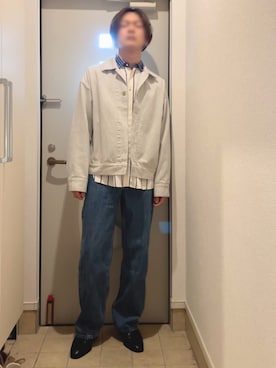 「CULLNI（クルニ）のアイテム（デニムジャケット）」を使った、よねたむさん（メンズ・172cm）の春コーディネート