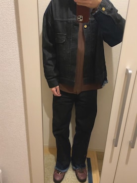 「CULLNI（クルニ）のアイテム（ジャケット/アウター）」を使った、よねたむさん（メンズ・172cm）の春コーディネート