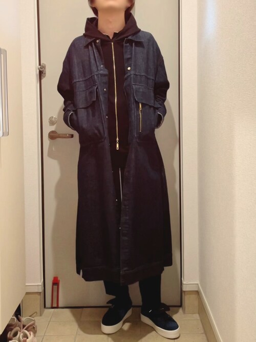 CULLNI（クルニ）の「レイヤードジップフードパーカ（パーカー）」 - WEAR