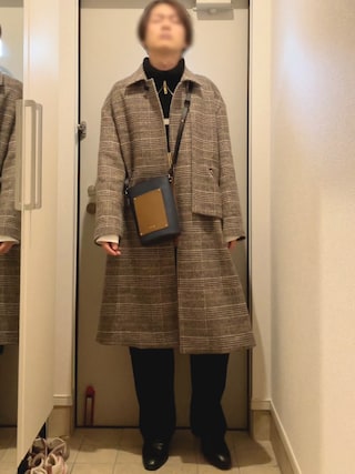 CULLNI（クルニ）の「2019秋冬 グレンチェックステンカラーコート