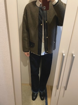 「Lui's（ルイス）のアイテム（ブーツ）」を使った、よねたむさん（メンズ・172cm）の春コーディネート