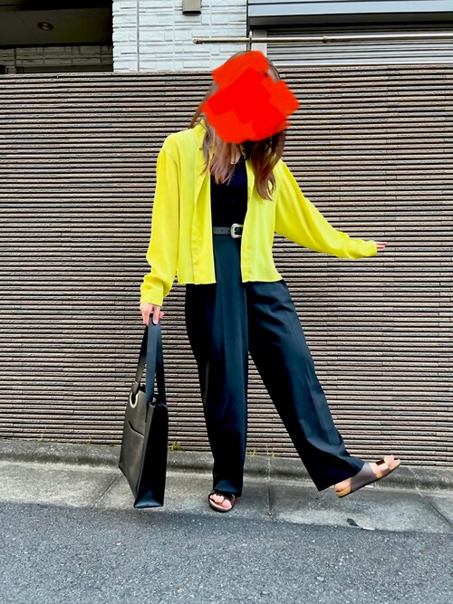 UNIQLO（ユニクロ）の「ハイウエストタックワイドパンツ（その他パンツ