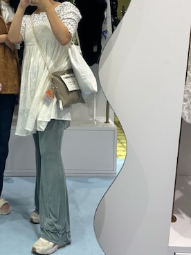 「beautiful people（ビューティフルピープル）のアイテム」を使った、iさん（レディース・161cm）の夏コーディネート