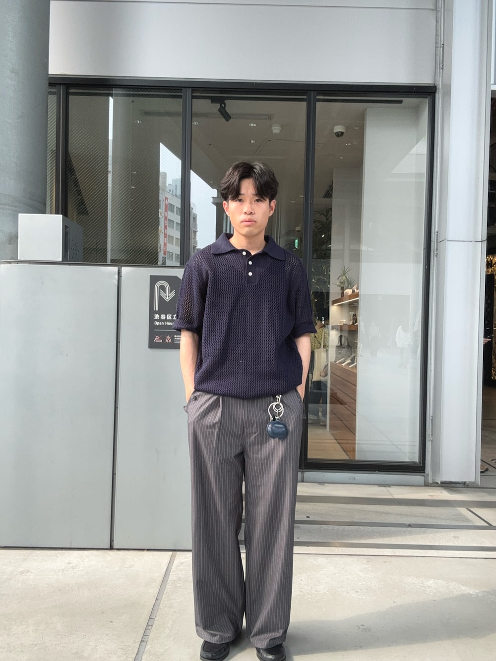 seeksole ストライプスラックス seeksoleストライプスラックス 2 TUCK EASY STRIPE SLACKS