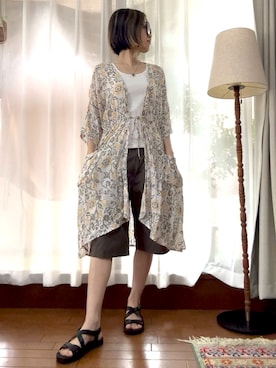 「studio CLIP（スタディオクリップ）のアイテム」を使った、r_coさん（レディース・159cm）の夏コーディネート