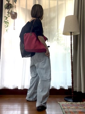 「crocs（クロックス）のアイテム」を使った、r_coさん（レディース・159cm）の夏コーディネート