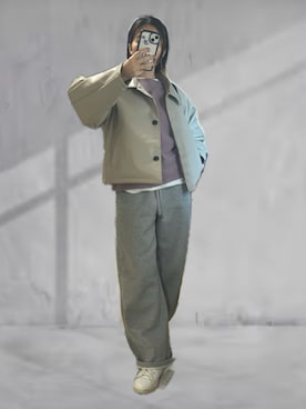 「hellam（へラム）のアイテム」を使った、r_coさん（レディース・159cm）の春コーディネート