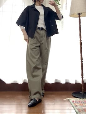 「GLOBAL WORK（グローバルワーク）のアイテム（シューズ）」を使った、r_coさん（レディース・159cm）の春コーディネート