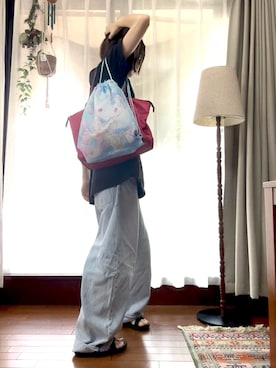 「Teva（テバ）のアイテム」を使った、r_coさん（レディース・159cm）の夏コーディネート