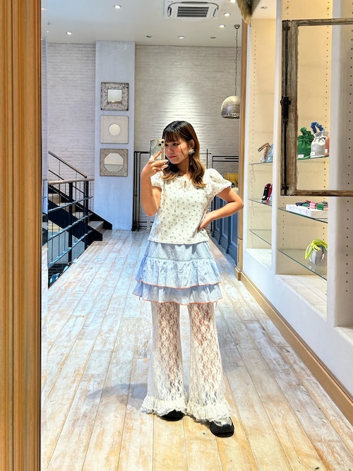 CIAOPANIC レースフレアレイヤードフリルパンツ レースフレアレイヤードフリルパンツ（その他パンツ