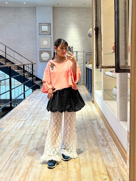 「アイテム（スカート）」を使った、ailyo4さん（レディース・149cm）の夏コーディネート