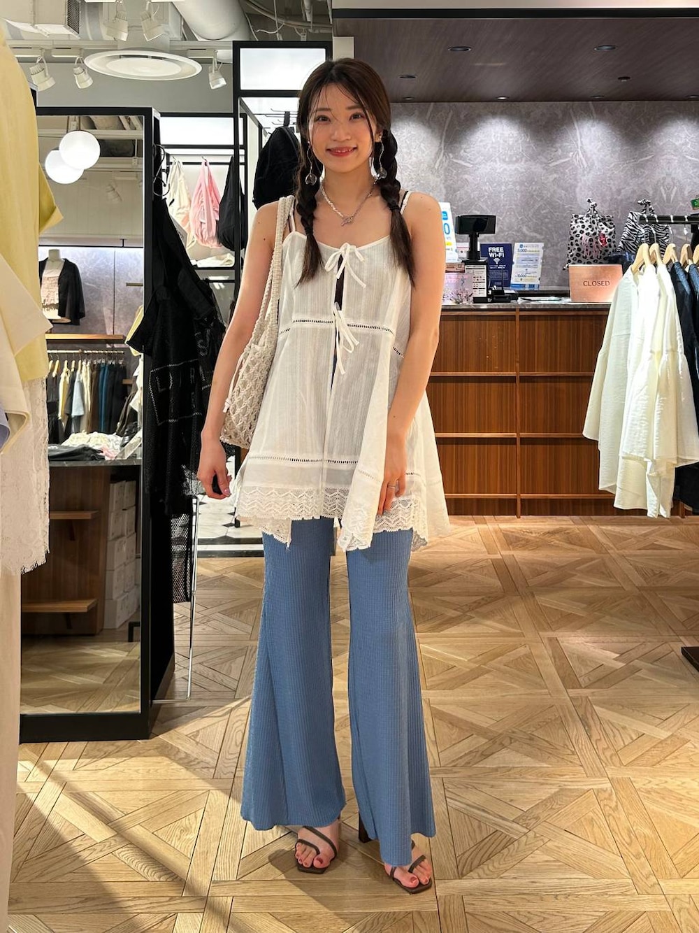 yuiyui5151(LOWRYS FARM ルミネ横浜)｜LOWRYS FARMのトートバッグを使ったコーディネート - WEAR