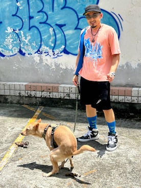 「アイテム（パンツ）」を使った、wutayuさん（メンズ・167cm）の夏コーディネート
