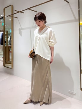 Ibaragi Hazukiさん(レディース・149cm)の秋コーディネート