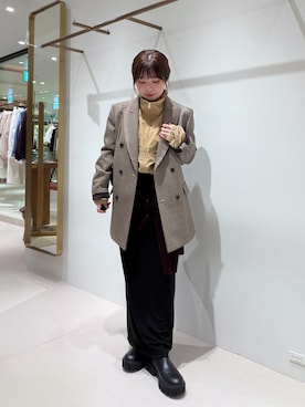 「UMBRO（アンブロ）のアイテム」を使った、Ibaragi Hazukiさん（レディース・149cm）の秋コーディネート