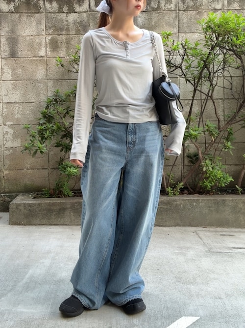 GIUNON ジーンズ デニム デニムパンツ barrel leg vintage denim