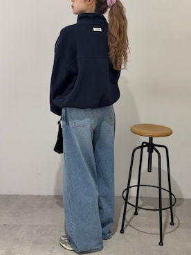 「アイテム（シュシュ）」を使った、さきさん（レディース・160cm）の冬コーディネート