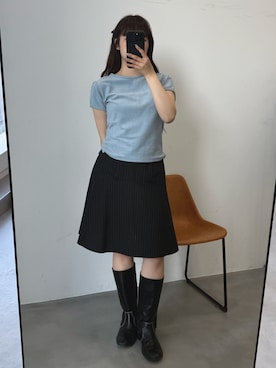 「GIUNON（ジウノン）のアイテム」を使った、さきさん（レディース・160cm）の夏コーディネート
