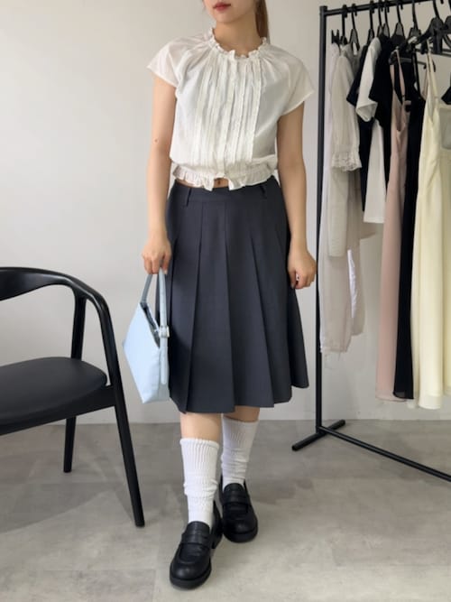 GIUNON midi pleated skirt / ミディプリーツスカート1 GIUNON スカート midi pleated skirt / ミディプリーツスカート