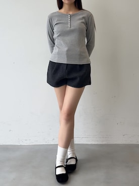 「GIUNON（ジウノン）のアイテム」を使った、さきさん（レディース・160cm）の秋コーディネート