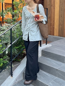 さきさん（レディース・160cm）の秋コーディネート