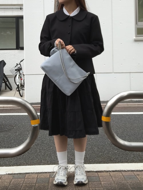 giunon ラウンドカラーショートジャケット ブラック GIUNON ジャケット テーラードジャケット round collar short jacket