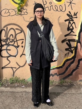 「MYMOOD.（マイムード）のアイテム（アクセサリー）」を使った、こなん👧🏻さん（レディース・156cm）の春コーディネート