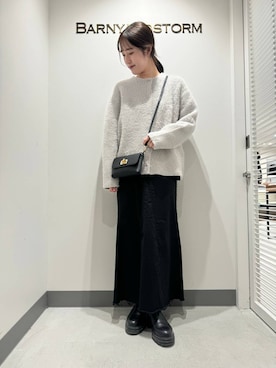 BARNYARDSTORM / ファーニットカーデを使った人気ファッション