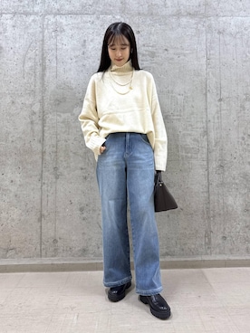 「BARNYARDSTORM（バンヤードストーム）のアイテム（ネックレス）」を使った、nm0716xxxさん（レディース・163cm）の秋コーディネート