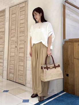 「BARNYARDSTORM（バンヤードストーム）のアイテム（トップス）」を使った、nm0716xxxさん（レディース・163cm）の春コーディネート