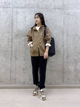 「アイテム（バックパック/リュック）」を使った、nm0716xxxさん（レディース・163cm・30代）の秋コーディネート