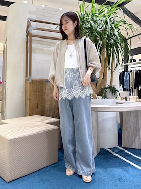 「BARNYARDSTORM（バンヤードストーム）のアイテム（トップス）」を使った、nm0716xxxさん（レディース・163cm）の春コーディネート