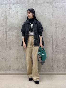「アイテム（チノパンツ）」を使った、nm0716xxxさん（レディース・163cm・20代）の秋コーディネート