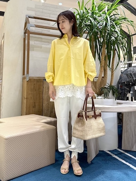 「BARNYARDSTORM（バンヤードストーム）のアイテム（パンツ）」を使った、nm0716xxxさん（レディース・163cm）の春コーディネート