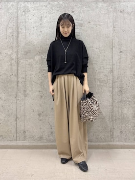 nm0716xxxさん（レディース・163cm）の冬コーディネート